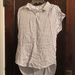 Carly Jean Los Angeles Blue/White Top, Sz M